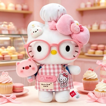 Cute Cartoon Plush Collectible Dolls, Soft Stuffed Figure for Display &amp; Gift