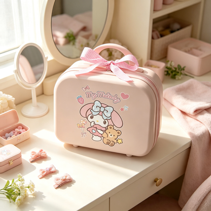 Cinnamoroll Champagne Pink Heart Mini Suitcase - 14 Inch