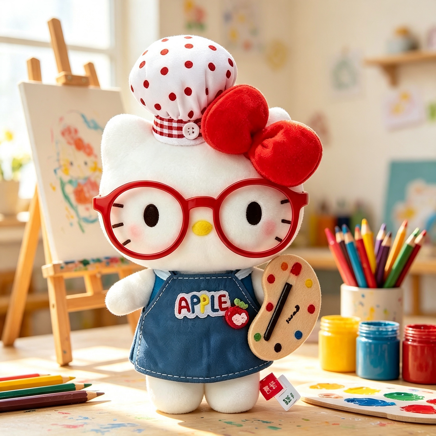 Cute Cartoon Plush Collectible Dolls, Soft Stuffed Figure for Display &amp; Gift