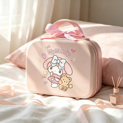 Cinnamoroll Champagne Pink Heart Mini Suitcase - 14 Inch