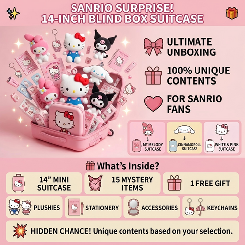 Plush Surprise Suitcase Gift Set – 14" Edition