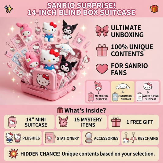 Plush Surprise Suitcase Gift Set – 14" Edition