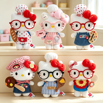 Cute Cartoon Plush Collectible Dolls, Soft Stuffed Figure for Display &amp; Gift